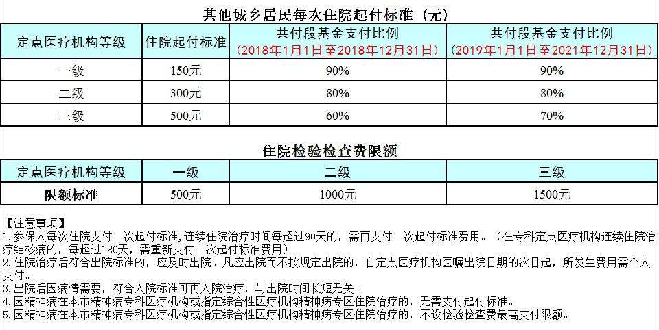 永新医保报销比例2